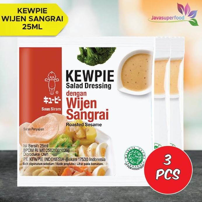 

Terlaris Kewpie Salad Dressing Wijen Sangrai, Thousand Island 25Ml (3Pcs)