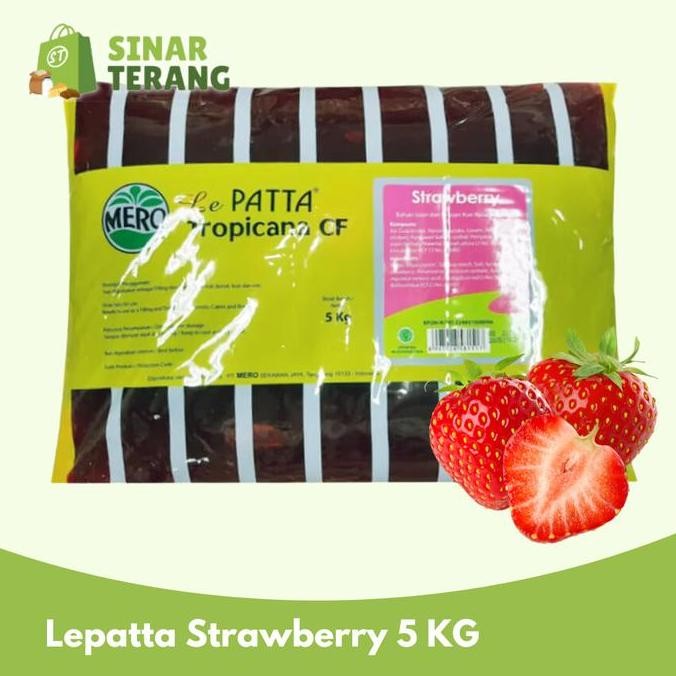 

Produk Baru!! Selai Lepatta Tropicana CF Strawberry 5 KG - GOJEk / GRAB ONLY