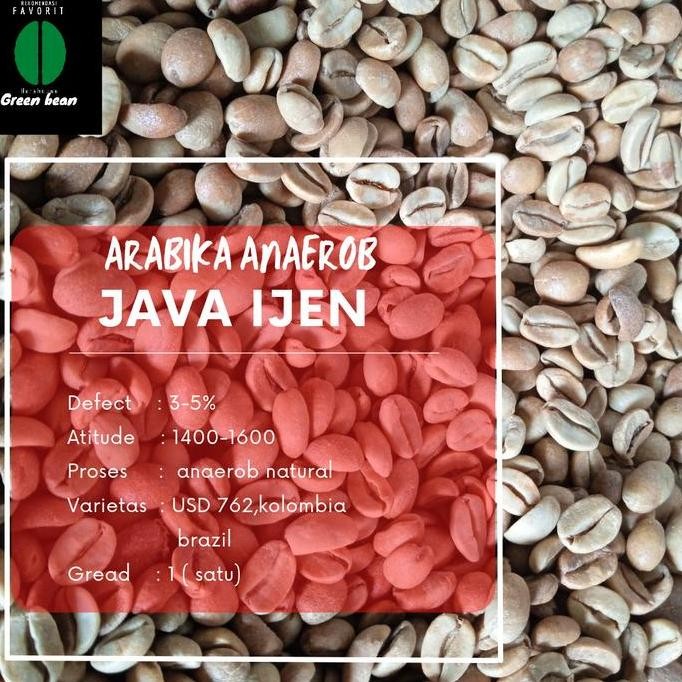 

GREEN BEAN / BIJI ARABIKA ANAEROB JAVA IJEN 1KG TERMURAH