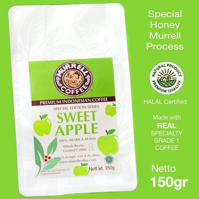 

SWEET APPLE KOPI ARABICA SPECIALTY PREMIUM BIJI BUBUK MURRELL COFFEE TERMURAH