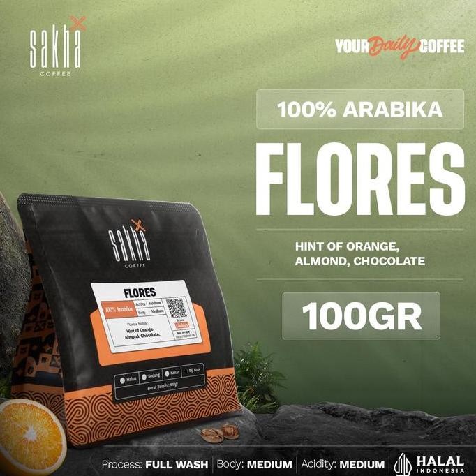 

KOPI ARABIKA FLORES BAJAWA ARABICA COFFEE ROAST BEANS 100GR BIJI BUBUK TERMURAH