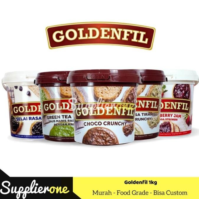 

Produk Baru!! Goldenfil 1kg / Selai Roti Bakar / Toping Roti / Selai Roti