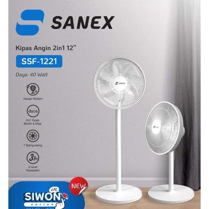 

Ane Tand De Fan Ipa Angin Meja Berdiri 2 In 1 12 Inch 7 Baling F1221 N R Den Ern Nimali Baling Bening Tranparan