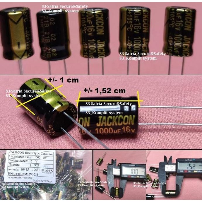 Elko 1000uf 16V elco 16V1000uf 1000 uf 16 v 16vol 1000uf16V