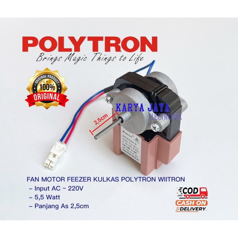 HJK Dinamo Motor Fan Kulkas Polytron 2 Pintu Belleza / Fan Kulkas Polytron 2 Pintu