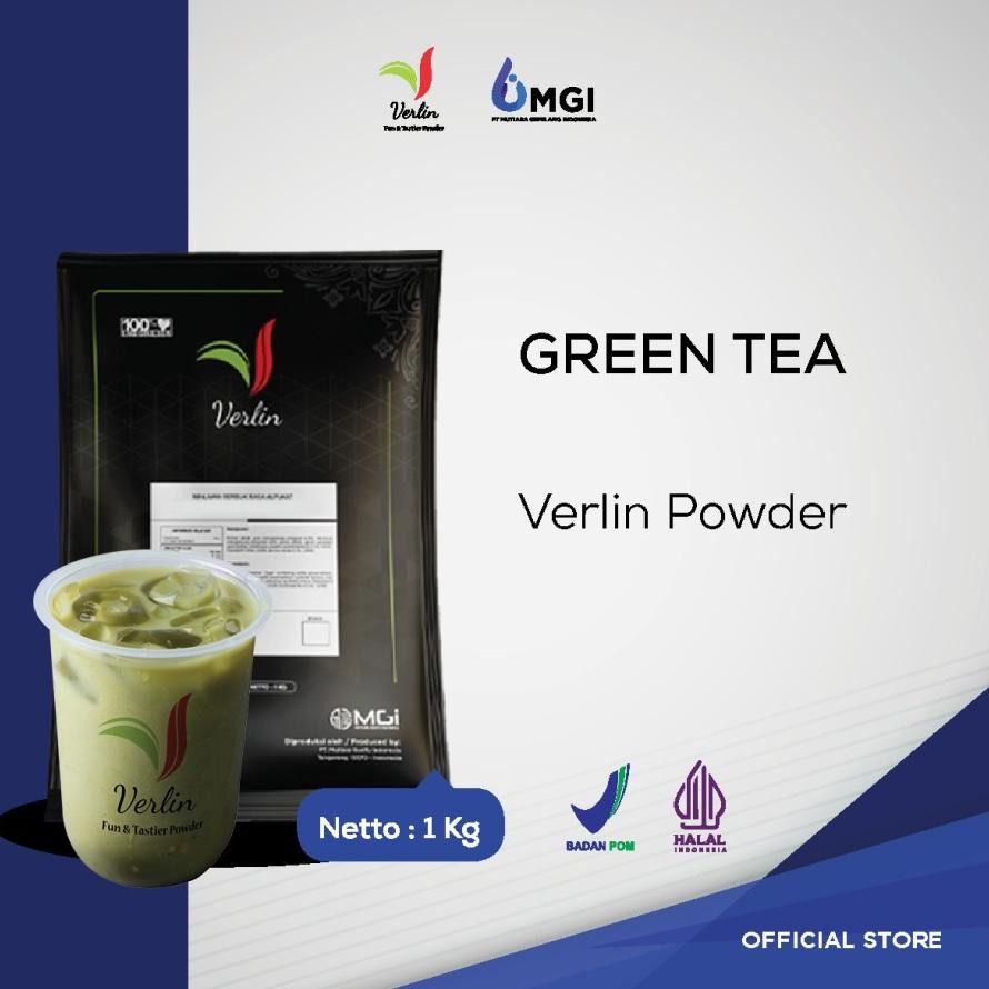 

Big Sale Qig-1722 Bubuk Minuman Verlin Drink Powder Green Tea Latte 1Kg Termurah