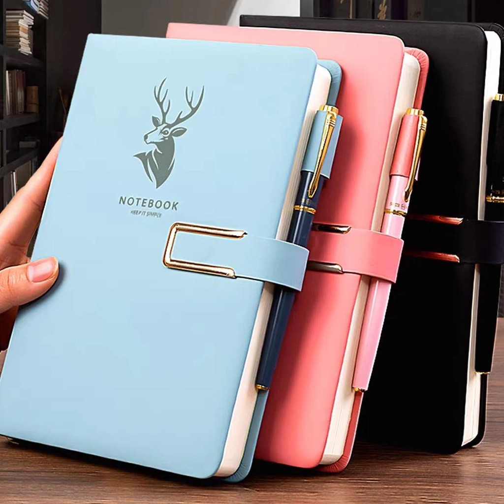 

A5 Retro Notebook Soft Leather Cover 160/360 Pages Agenda For Students Business Office School Stationery Supplies