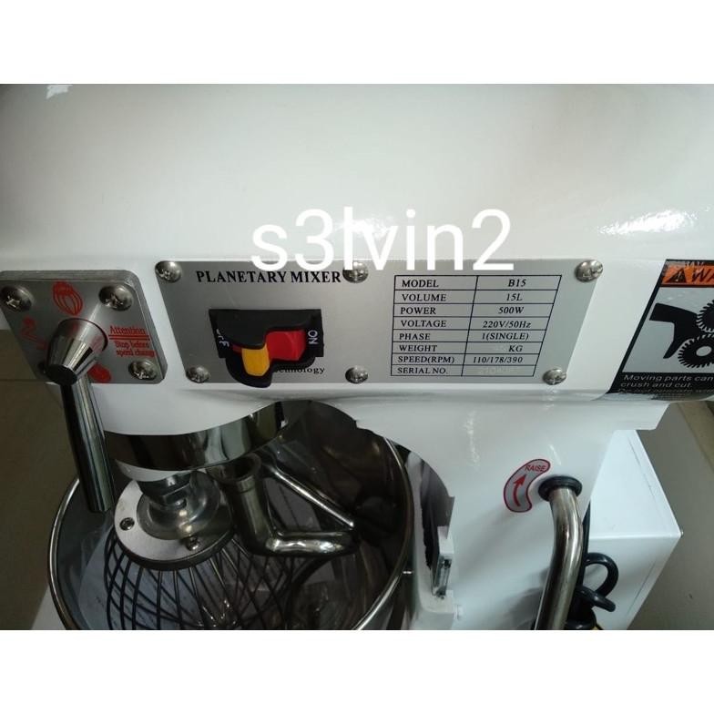 HJK Official Mixer 15 Liter Planetary roti, donat dan kue