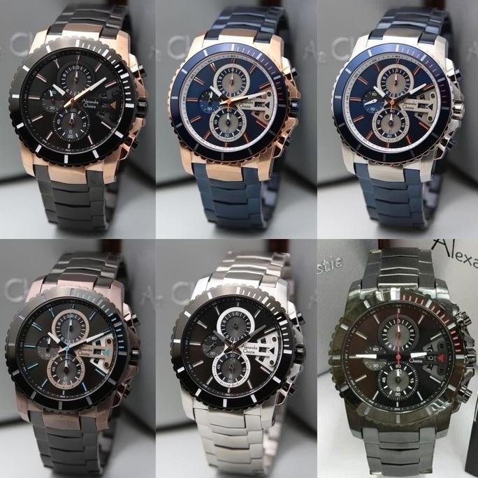 Sale Jam Tangan Pria Alexandre Christie Ac 6455 Mc / Ac 6455 / 6455 Original Chronograph Analog Taha