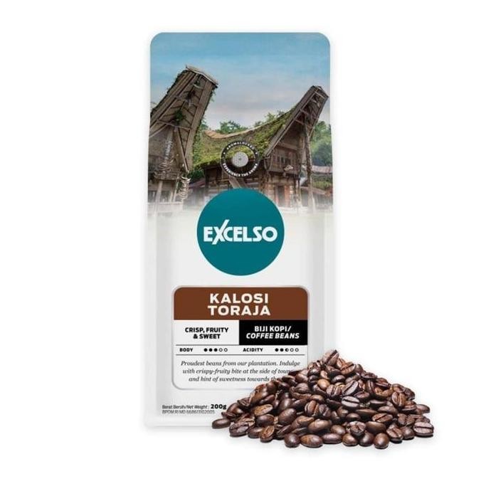 

Excelso Kalosi Toraja BIJI / BUBUK Kopi 200 gr