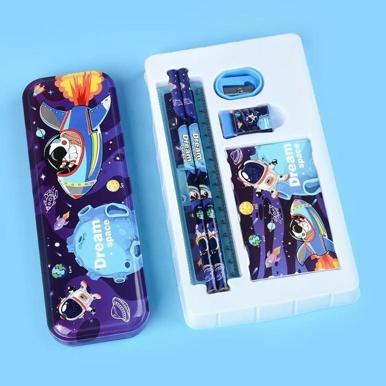 

2Er-54 Voova Stationary Set Kotak Pensil Anak Set Stationery Alat Tulis Kotak Pensil Karakter