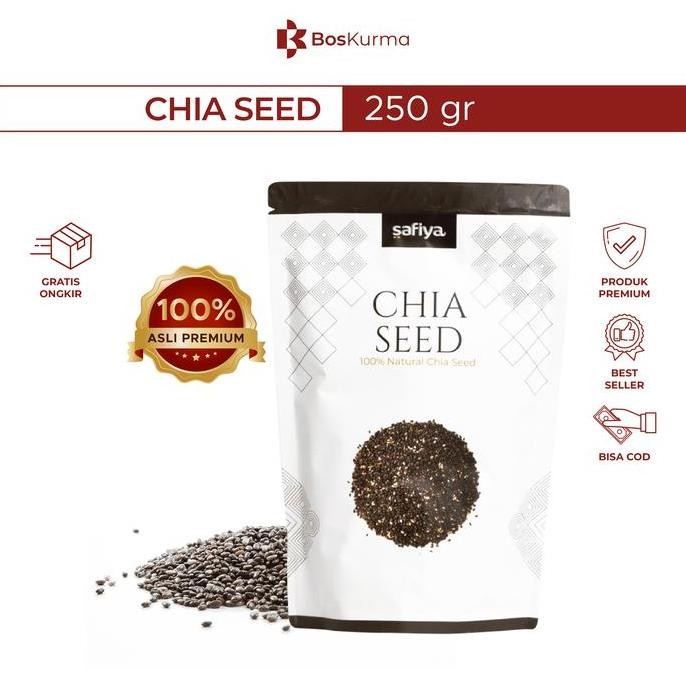 

Terlaris Chiaseed 250 Gram Organic Black Chia Seed Wijen