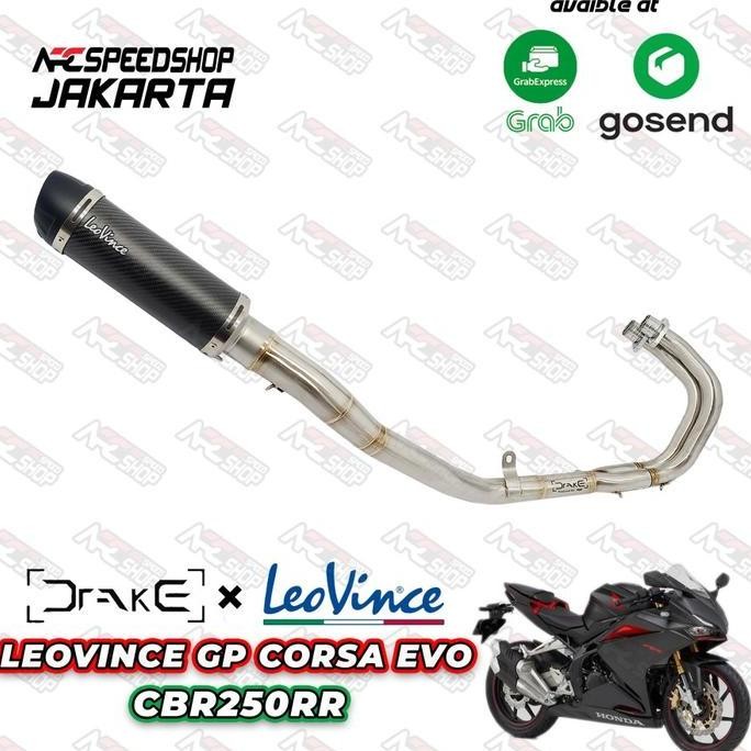 Knalpot Leovince Gp Corsa EVO Fullsystem CBR250RR NEW
