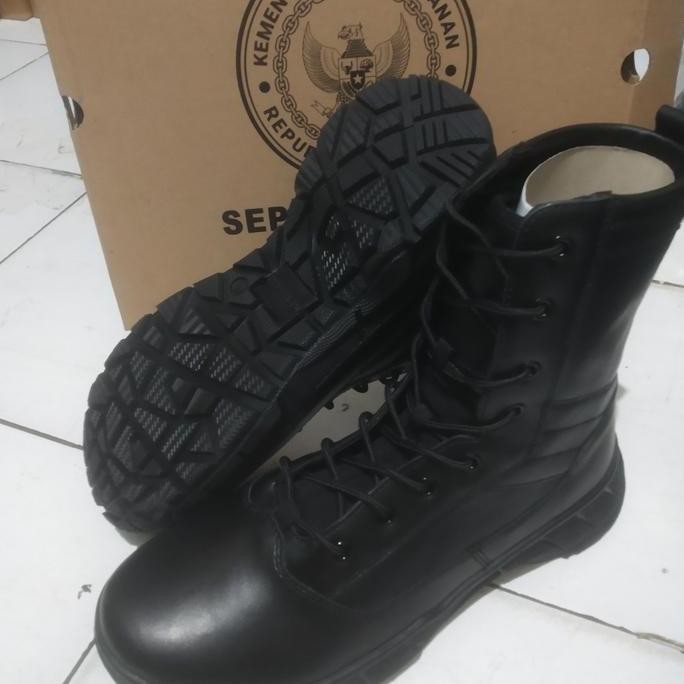 Sepatu PDL Full kulit Tali TNI Kemhan OriginaL L82