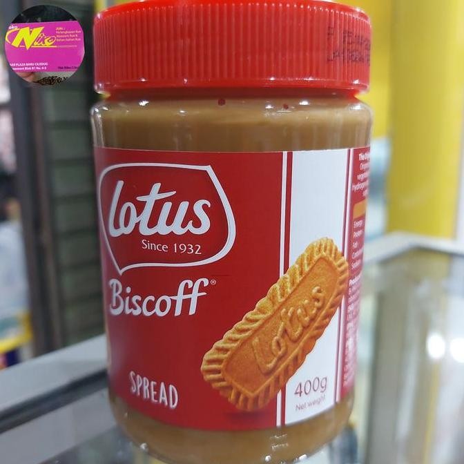 

Produk Baru!! selai lotus biscoff spread 400 gram khusus grab dan gojek