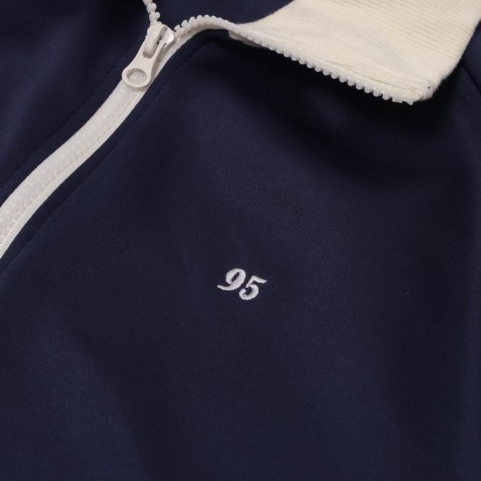 Mono-Mart Number Embroidery Short Sleeve Track Jacket Terlaris