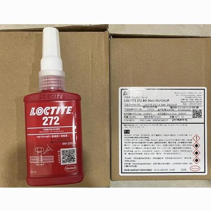baru original loctite lem baut 272 272/272,272-272_272 50gram 50ml