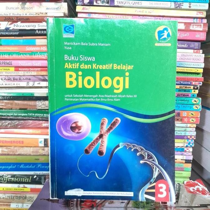 ready stock Buku Siswa Biologi kelas 12 SMA K13 Grafindo