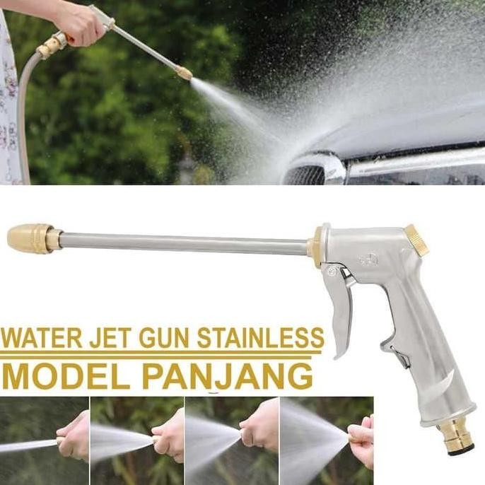 new semprotan water jet gun stainless untuk siram tanaman dan cuci motor