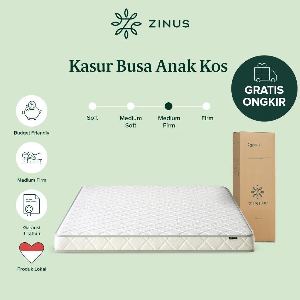 Kasur Busa Zinus Anak Kos Mattress in a Box