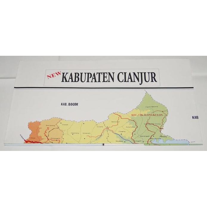 

ready stock Peta Kabupaten Cianjur (Lipat)