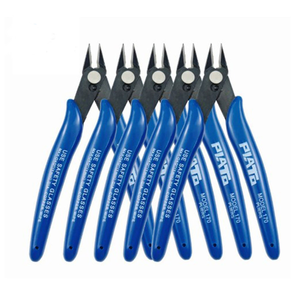 

1/2/5pcs Tang Diagonal Tang Baja Karbon Pemotong Kabel Kawat Listrik Pemotong Snips Sisi Pemotongan