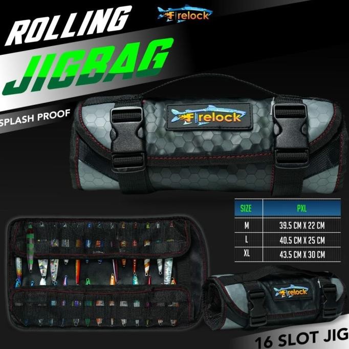 Firelock Rolling Jig Bag | Tas Metal Jig | Tempat Metal Jig