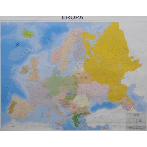 

ready stock Peta Benua Eropa (Lipat)