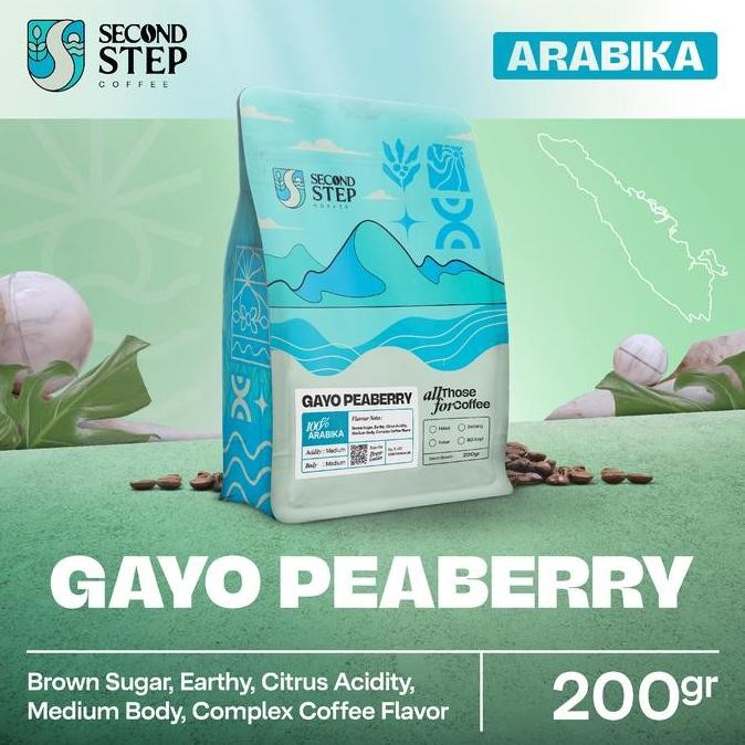 

BIJI KOPI BUBUK ARABIKA GAYO ACEH PEABERRY ARABICA COFFEE BEAN 200GR TERMURAH