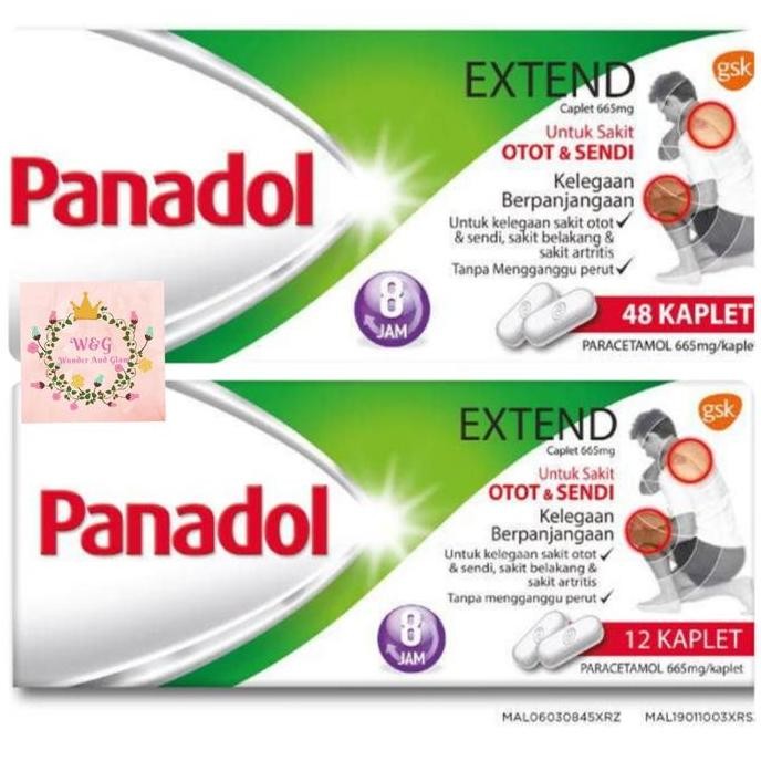 Panadol Extend Untuk Otot & Sendi Original Import Malaysia