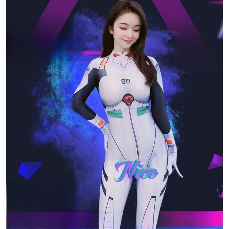 Evangelion cosplay Kostum Bodysuit Anime