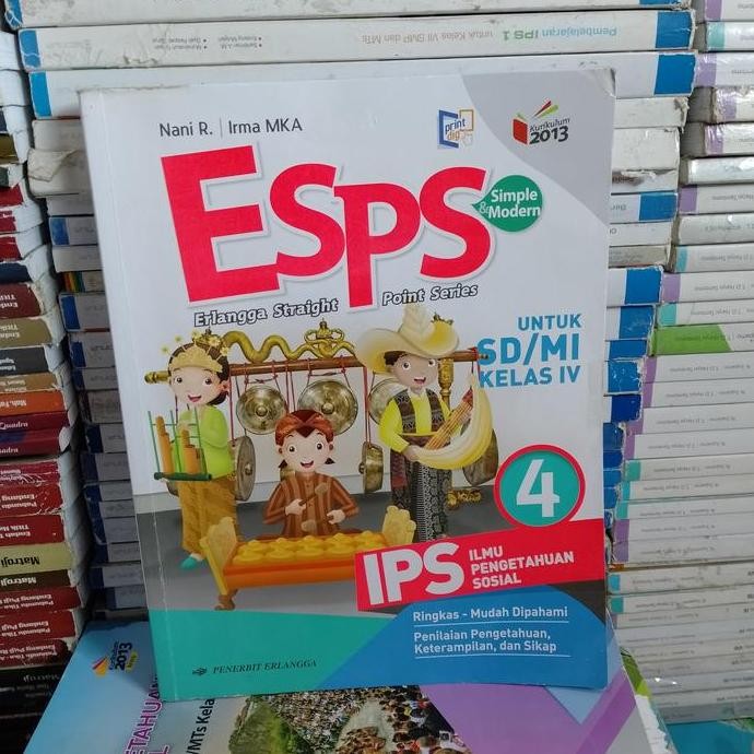 ready stock buku esps IPS untuk SD kelas 4 Erlangga