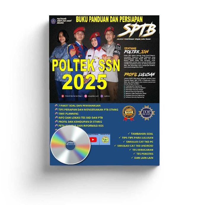 ready stock BUKU SPTB SELEKSI UJIAN POLTEK SSN STSN CRYPTON 2025