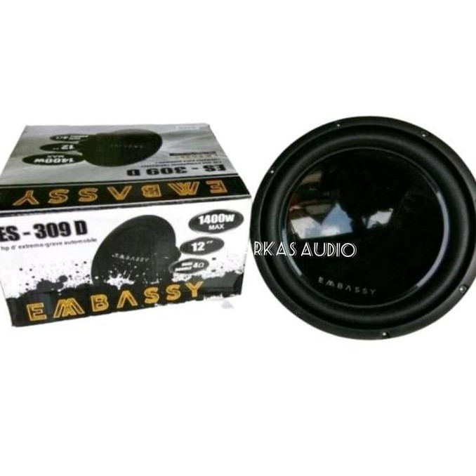 ready Subwoofer 12 Inch EMBASSY ES-309D Double Coil Embassy 12" ES 309 D