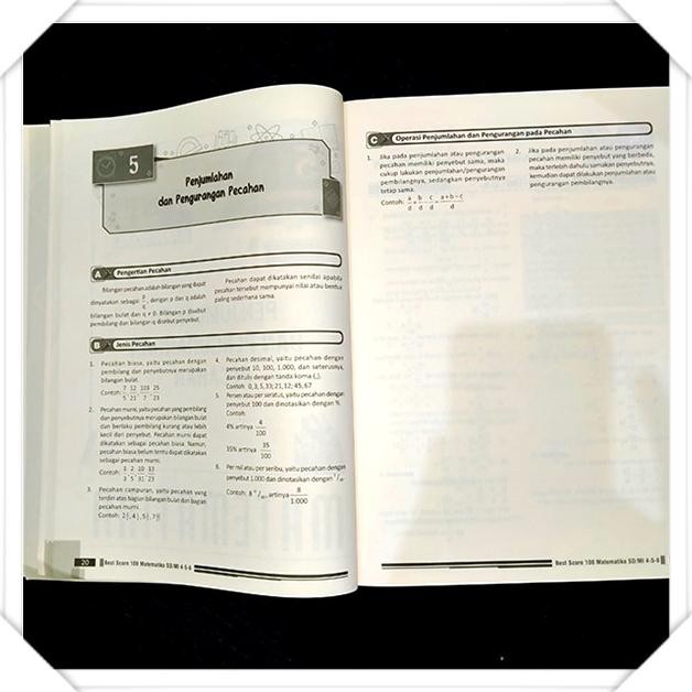 ready stock BEST SCORE 100 BANK SOAL MATEMATIKA SD MI 456