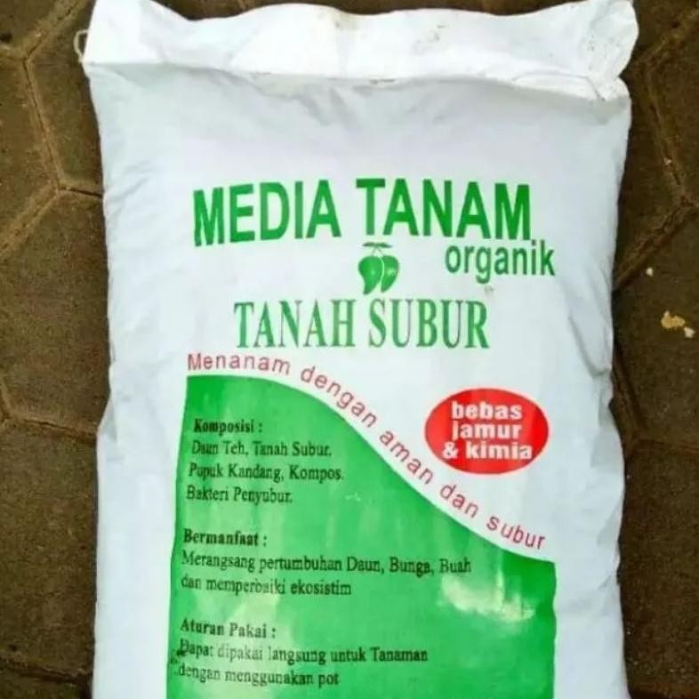 Media Tanam Organik tanah subur 1 KARUNG BESAR // Media tanam siap pakai 1 Karung