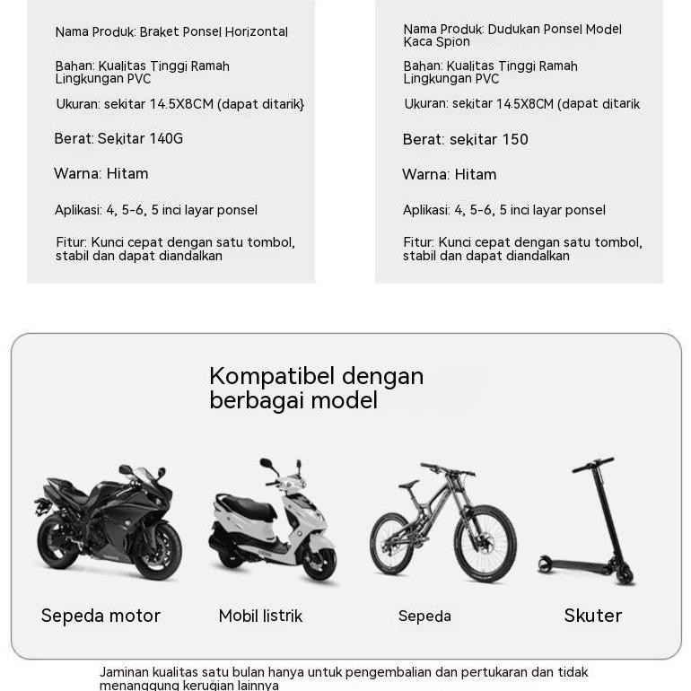 Ready Holder Hp Sepeda Motor /Stand Phone Holder Motor/Bicycle Holder Hp/Holder Hp Motor/Holder Moto