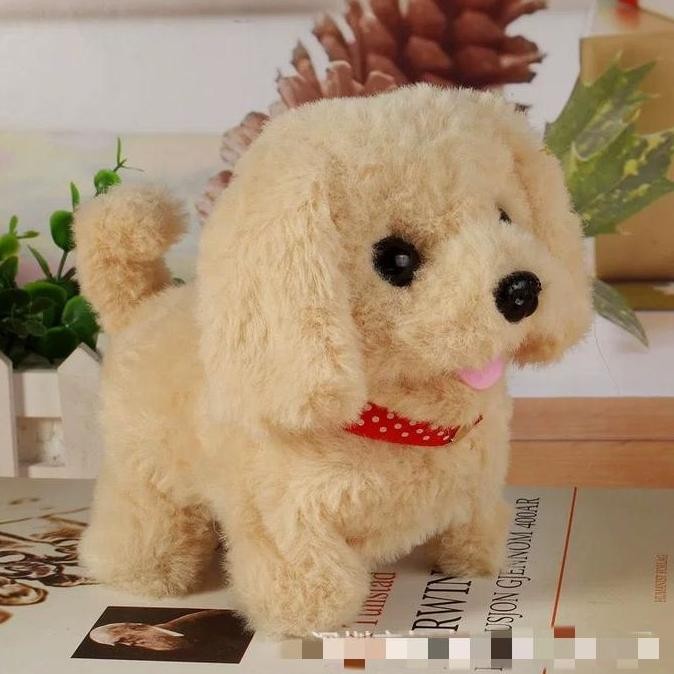 Zen-Mainan Boneka Anjing Bisa Bergerak, berjalan & Berbunyi