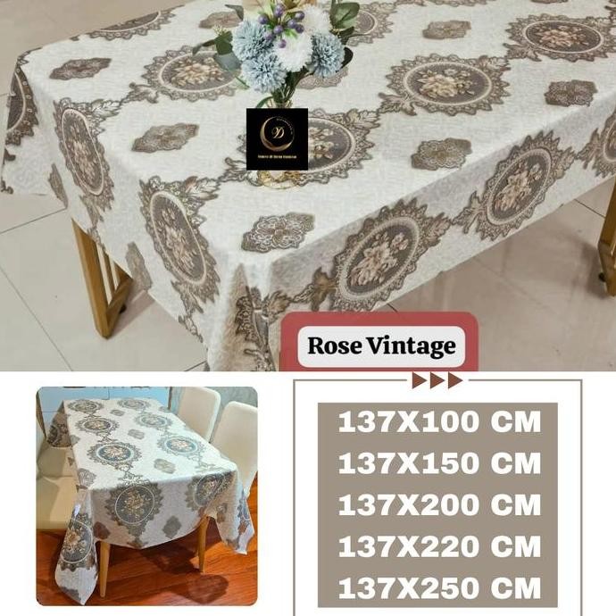 Promo Taplak Meja Tamu Marble Marmer Waterproof Panjang 1 2 3 4 Meter COD