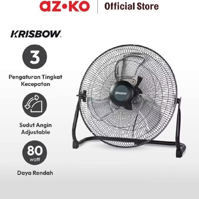 krisbow 16 inch kipas angin meja industrial table fan 80 watt