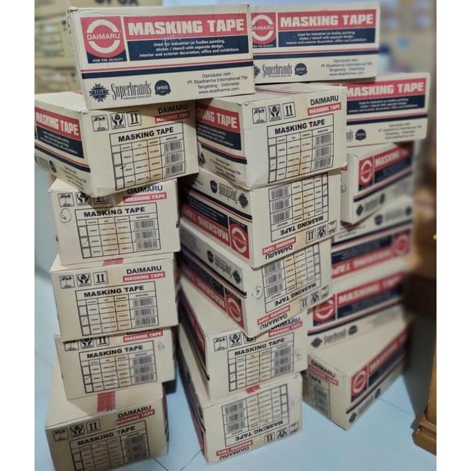 

Lakban Kertas Daimaru 1 Inch ( 96 Rolls ) Oryginal