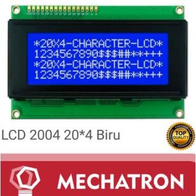 LCD2004 20X4 LCD 2004A LCD 2004 LCD Module 5V Biru Blue Backlight