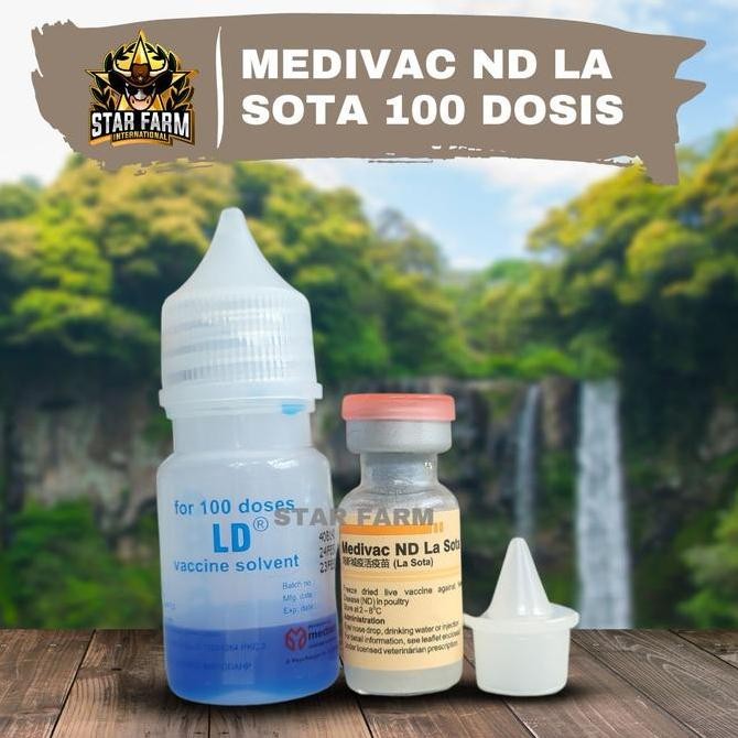 Vaksin Medivac ND Lasota 100 Dosis - S Farm