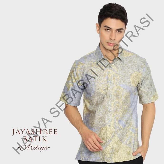 JAYASHREE -  Kain Batik Pria model Ardiya - Kain Batik Meteran Untuk Baju Kemeja Pria / Wanita ps