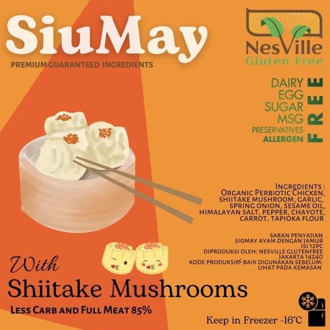 

Sale Siomay Gluten Free Dimsum With Shitake Mushroom Nesville Gluten Free
