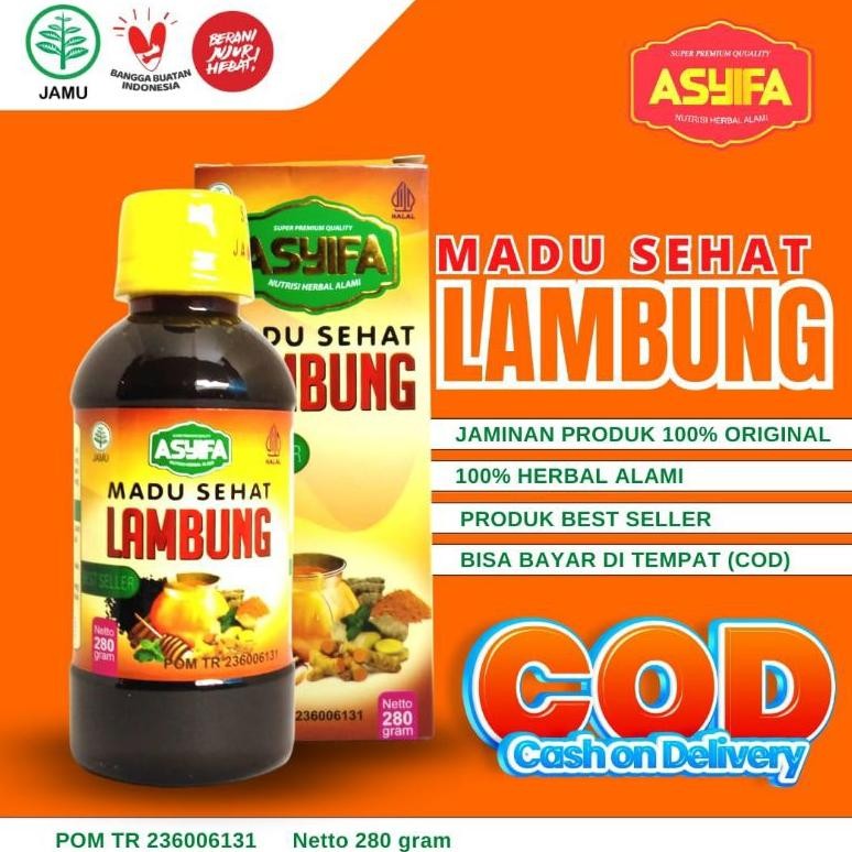 Madu sehat lambung asyifa garansi 100% ORI spesial gerd - maag dan asam lambung