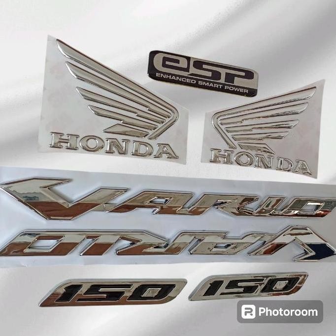 EMBLEM LOGO TIMBUL VARIO 150 LED OLD FULL SET SAYAP HONDA EMBLEM VARIO 150 PAKET KOMPLIT MOTORCYCLE