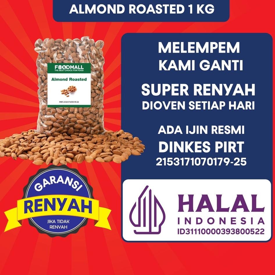 

Almond Roated Acang Almond Panggang 1 G Celan Ehat
