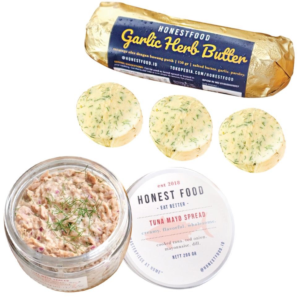 

Honetfood Garlic Butter Tuna Mayo Pread Bundling Mentega Dan Elai Tuna Elai Roti