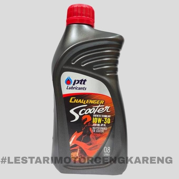 Oli Ptt Challenger Scooter 10W30 Synthetic 100% Asli Ptt Grosir Original